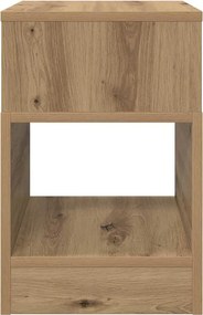 vidaXL End Table Artisan Oak 30,5 x 30 x 45 εκ Επεξεργασμένο ξύλο