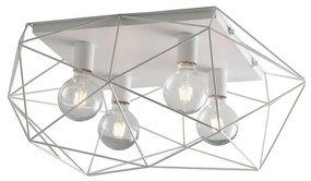 Φωτιστικό Οροφής - Πλαφονιέρα I-Abraxas-PL4 Bco White Luce Ambiente Design Μέταλλο