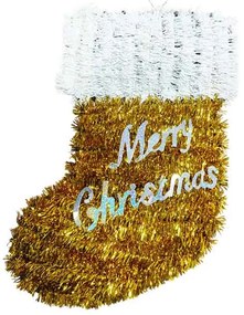 Κρεμαστή Χριστουγεννιάτικη Κάλτσα “Merry Christmas” 34cm – Hanging Christmas Stocking “Merry Christmas”