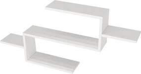 Βιβλιοθήκη Λευκό TWIST 104x14,5x49,4