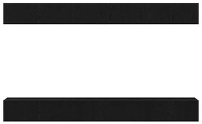 vidaXL Σετ επίπλου τηλεόρασης 6 pcs Μαύρη δρυς 100 x 30 x 30 cm