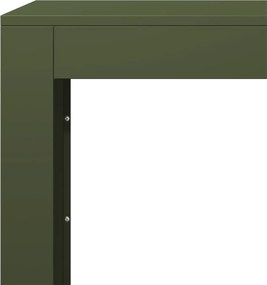 vidaXL Ράφι Καυσόξυλων Πράσινη 100x40x80 εκ. Ατσάλινο