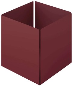 Θήκη Οργάνωσης Κύβος 118-153 13x13x13cm Matt Bordo Pam&Co Stainless Steel