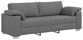 Καναπές Σκούρο Γκρι 219 x 77 x 82 εκ ύφασμα