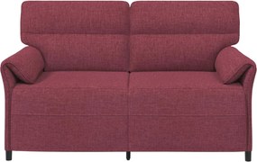 vidaXL Καναπές 100% πολυέστερ μεταλλικό πλαίσιο MDF, Κόντρα πλακέ