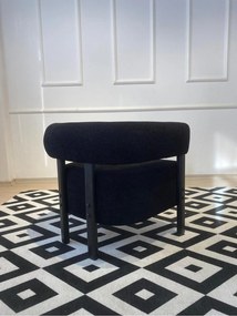 Stewehome Πολυθρόνα με ξύλινα πόδια μοντέρνου στυλ 60x55x55 cm