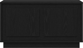 vidaXL Ντουλάπι TV 80 x 35 x 45 cm Μαύρη δρυς Επεξεργασμένο ξύλο