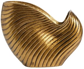 Διακοσμητικό Επιτραπέζιο Oyster 371CTF1303 28x9x23cm Gold Aberto Design Πολυέστερ