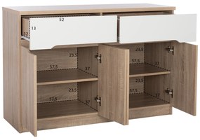 ΜΠΟΥΦΕΣ JOLENE HM2234.02 2 ΣΥΡΤΑΡΙΑ &amp; 4 ΠΟΡΤΕΣ SONAMA 120X40X80εκ.
