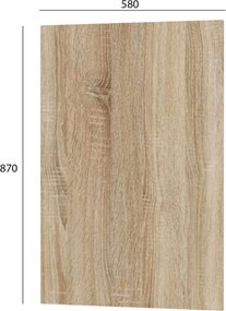 Modest Κάτω Πλαϊνό Κουζίνας Σονόμα 58x1.6x87cm