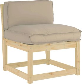 vidaXL Μαξιλάρι Taupe 70 x 40 x 12 cm Ύφασμα Όξφορντ