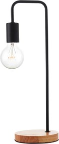 Πορτατίφ Aca Naxos KS1755BWD Black Matt/Wood