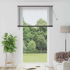 vidaXL Βενετσιάνικες Ρόδες Μαύρο 220 x 135 εκ Αλουμίνιο