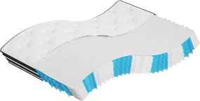 vidaXL Στρώμα με Pocket Springs Μεσαία 140x190 εκ.