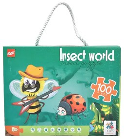 Παιδικό puzzle 100 κομματιών - Insect World - 61004