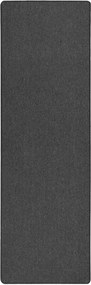 vidaXL Δερμάτινο Χαλί Σκούρο Γκρι 100 x 250 cm 100% Πολυπροπυλένιο