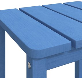 Τραπέζι Κήπου Adirondack Γαλάζιο 38 x 38 x 46 εκ. από HDPE - Μπλε