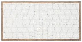 Κεφαλάρι κρεβατιού Home ESPRIT Λευκό Φυσικό 180 X 5 X 90 CM