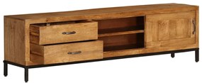vidaXL Έπιπλο Τηλεόρασης 140 x 30 x 40 εκ. από Μασίφ Ξύλο Μάνγκο