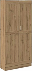 vidaXL Ντουλάπι Τεχνίτης Δρυς 82,5x30,5x185 εκ. από Επεξεργασμένο Ξύλο