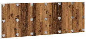 Κεφαλάρι Κρεβατιού Όψη Παλαιού Ξύλου 240x1,5x80εκ Επεξεργ. Ξύλο - Καφέ