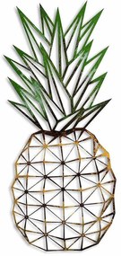 Διακοσμητικό Τοίχου Pineapple 891TNL3296 24x1,5x56cm Multi Wallity Μέταλλο