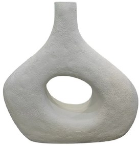 Επιδαπέδιο Βάζο Fiberclay Λευκό ESPIEL 17x62x72εκ. LOF102