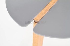 Tina Τραπεζάκι Σαλονιού Γκρι Ξύλινο 50x50x45