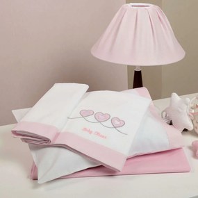 Σεντόνια Βρεφικά Σετ 3τμχ Des. 332 Sweet Hearts Baby Oliver Κούνιας 110x165cm 100% Cotton