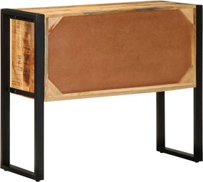 vidaXL Ντουλάπι κονσόλας 90x35x75 cm Μασίφ ακατέργαστο ξύλο Μάνγκο