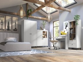 Ντουλάπα Mossa Δίφυλλη-Leuko