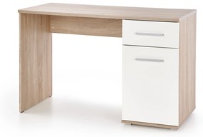 LIMA B-1 desk, color: white / sonoma oak DIOMMI V-PL-LIMA-B1-BIAŁY/SONOMA