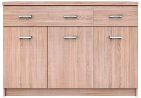 Μπουφές Top Mix 120x33x85 cm TO-TOP3D2S Μελαμίνη