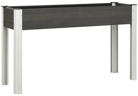 vidaXL Ζαρντινιέρα Κήπου Υπερυψωμένη Γκρι 120x 40 x 75 εκ. από WPC