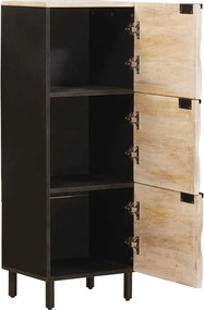 vidaXL Highboard Λευκό Φινίρισμα Καθαρισμού 40 x 33 x 110 εκ