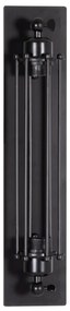 Απλίκα Τοίχου BEACON C4463 Δίφωτη Μέταλλο Μαύρο 10x10x47Υ εκ. 10x10x47 εκ.