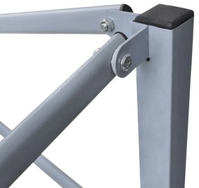 vidaXL Κιόσκι Πτυσσόμενο Επαγγελματικό Ανθρακί 2 x 2 μ. Ατσάλινο