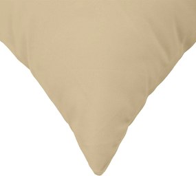 vidaXL Κάλυμμα Μαξιλαριού 2 pcs HEERLEN Μπεζ 65 x 65 εκ. Πολυεστέρας