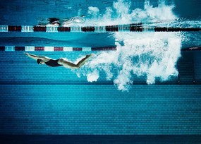 Φωτογραφία Female swimmer underwater in pool, Henrik Sorensen