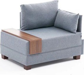 Πολυθρόνα Μπλε Δεξιά FLY 75x100x80