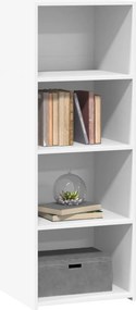 vidaXL Ντουλάπι Λευκό 45x41x124 εκ. από Επεξεργασμένο Ξύλο