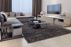 Χαλί Colore Colori Flokati 80062 Ανθρακί Διάμετρος: 160 εκ.