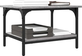 vidaXL Βάση Εκτυπωτή 2 Επιπέδων Γκρι Sonoma 50x40x38 εκ Επεξ. Ξύλο