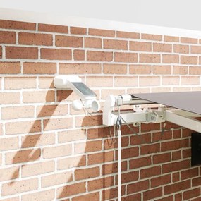 vidaXL Ύφασμα Ομπρέλας Ανοιχτό γκρι 450 x 350 εκ Πολυεστέρας