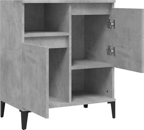 vidaXL Ντουλάπι Γκρι Σκυροδέματος 60x35x70 εκ. Επεξεργασμένο Ξύλο