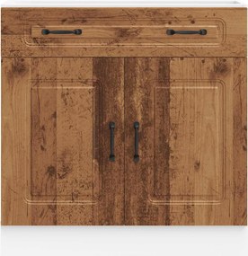 vidaXL ντουλάπι βάσης κουζίνας Kalmar από Επεξεργασμένο Ξύλο