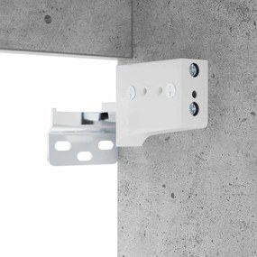 vidaXL Ντουλάπι Μπάνιου Γκρι Σκυροδέματος 30 x 35 x 50 εκ.