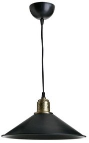 Ceiling light PWL-0964 Ε27 black-bronze antique D30x62cm 30x30x14.5 εκ.