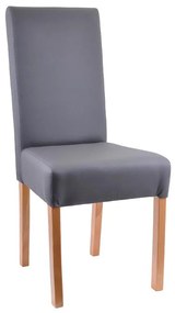 Καρέκλα Τραπεζαρίας Τ-6 Fylliana Σκούρο Γκρί 47x48x100εκ. 2αδα 47x48x100 εκ.