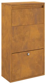 vidaXL Γραμματοκιβώτιο Πακέτων 44x22x82 εκ. Ανθεκτικό Ατσάλι